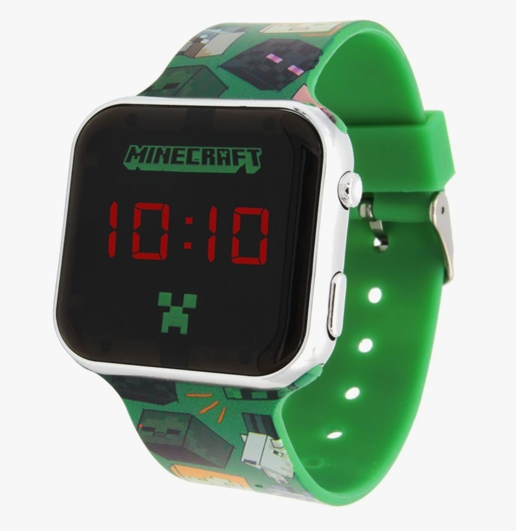 Minecraft LED Watch Green - Minecraft Product