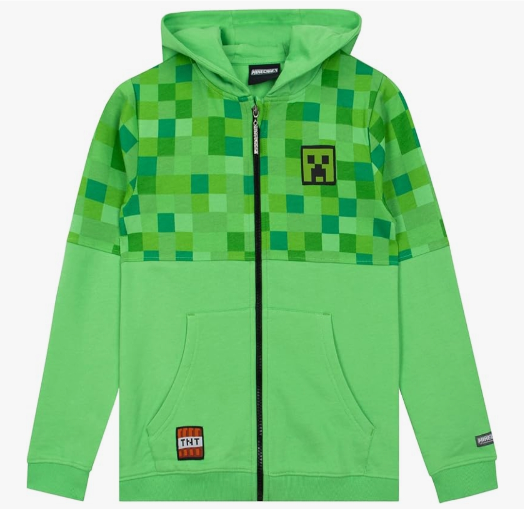 Minecraft Zip Up Hoodie - Minecraft Product