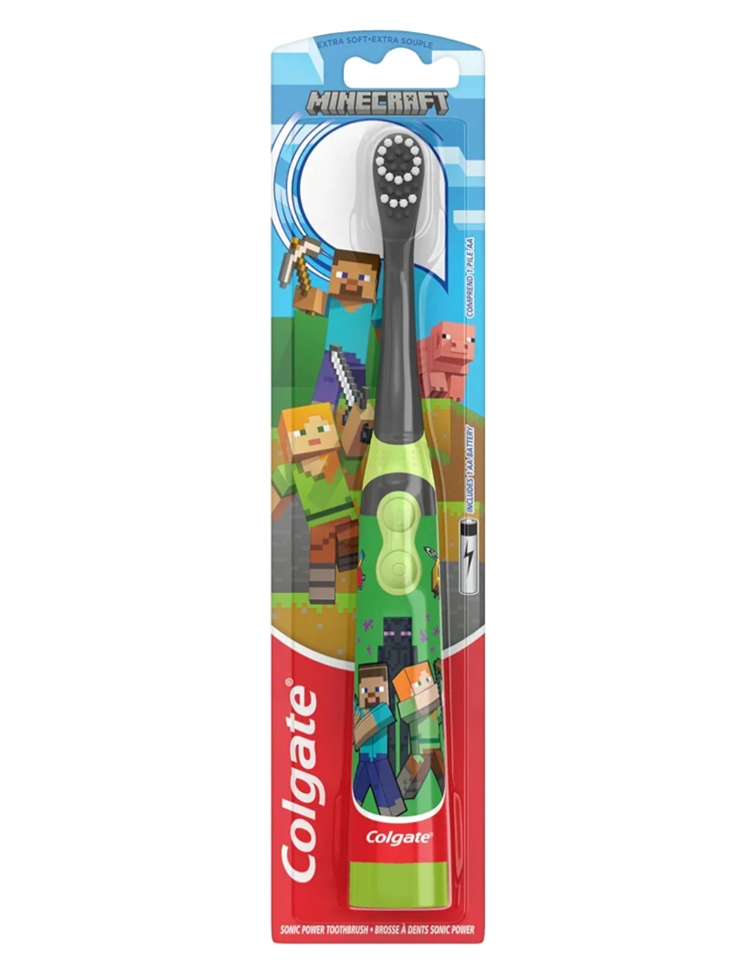 Kids Battery Powered Minecraft Toothbrush - Minecraft Product